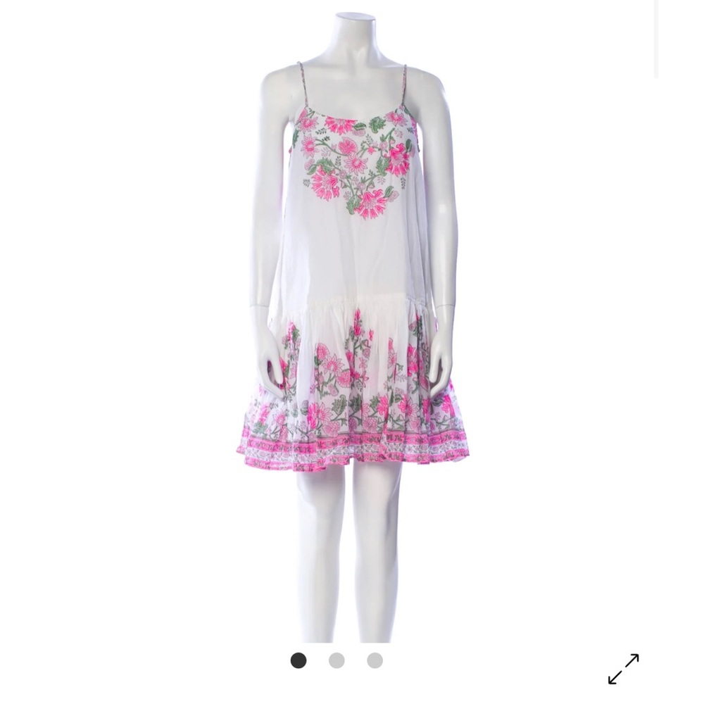 Strappy Pink Floral Juliet Dunn Dress